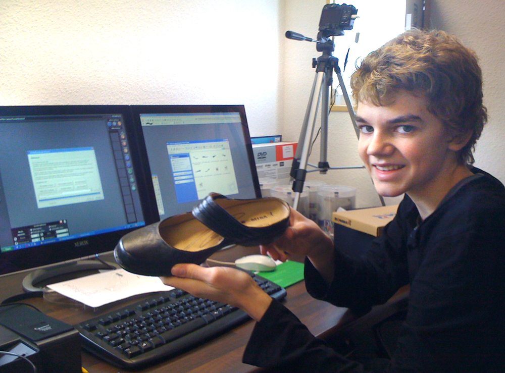 Lukas am Abdrehen!