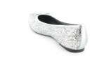 Ballerina Pailletten Glitzer Schuhe Übergrößen Silber Ballerina Pailletten Glitzer Schuhe Übergrößen Silber