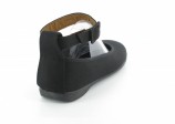 Riemen Ballerinas Damenschuhe XXL Schuhe �bergr��e Schwarz