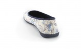 Ballerinas Damenschuhe XXL Schuhe in �bergr�ssen Flora Beige