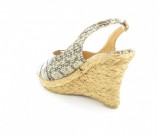 Plateau Pumps Damenschuhe in �bergr�ssen Schlange