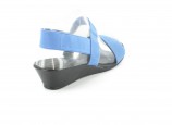 Damen Sandalen Pantoletten Schuhe in Übergrössen Blau Damen Sandalen Pantoletten Schuhe in Übergrössen Blau