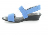 Damen Sandalen Pantoletten Schuhe in Übergrössen Blau Damen Sandalen Pantoletten Schuhe in Übergrössen Blau