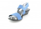 Damen Sandalen Pantoletten Schuhe in Übergrössen Blau Damen Sandalen Pantoletten Schuhe in Übergrössen Blau