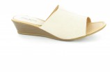 Damen Schuhe Pantoletten Clogs in Übergrösse Beige Damen Schuhe Pantoletten Clogs in Übergrösse Beige