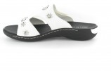 Remonte Damenschuhe Clog Hausschuhe in �bergr�ssen Wei�