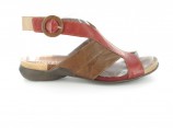 Romika Damensandalen R�mersandalen Sandalen in �bergr�ssen Rot