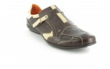 Manz XXL Slipper Sneaker Halbschuhe in �bergr��e Braun Beige
