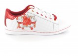 Boras Damen Schuhe Sneaker Freizeitschuhe in Übergrössen Weiß Boras Damen Schuhe Sneaker Freizeitschuhe in Übergrössen Weiß