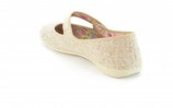 Ballerinas XXL Damen Schuhe Freizeitschuhe Übergrössen Beige Ballerinas XXL Damen Schuhe Freizeitschuhe Übergrössen Beige