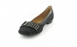 Gabor XXL Ballerinas Schuhe Damenschuhe in �bergr��e Schwarz