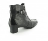 Semler Damen Schuhe Stiefeletten K-Weite in �bergr�ssen Schwarz
