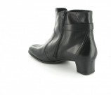Semler Damen Schuhe Stiefeletten K-Weite in �bergr�ssen Schwarz