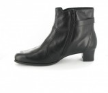 Semler Damen Schuhe Stiefeletten K-Weite in �bergr�ssen Schwarz