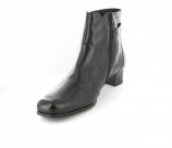 Semler Damen Schuhe Stiefeletten K-Weite in �bergr�ssen Schwarz