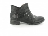 Boras XXL Damen Schuhe Stiefeletten Boots �bergr�sse Schwarz