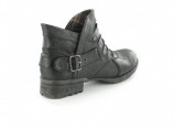 Boras XXL Damen Schuhe Stiefeletten Boots �bergr�sse Schwarz