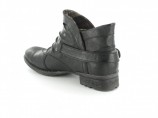 Boras XXL Damen Schuhe Stiefeletten Boots �bergr�sse Schwarz