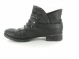 Boras XXL Damen Schuhe Stiefeletten Boots �bergr�sse Schwarz