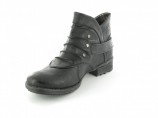Boras XXL Damen Schuhe Stiefeletten Boots �bergr�sse Schwarz