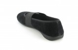 XXL Damen Ballerinas Hausschuhe Schuhe in �bergr�ssen Schwarz