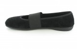 XXL Damen Ballerinas Hausschuhe Schuhe in �bergr�ssen Schwarz