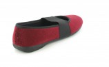 XXL Damen Ballerinas Hausschuhe Schuhe in �bergr�ssen Rot
