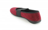 XXL Damen Ballerinas Hausschuhe Schuhe in �bergr�ssen Rot