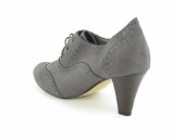 Gro�e Damenschuhe XXL Trotteur Pumps in �bergr�ssen Grau