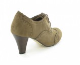 Gro�e Damenschuhe XXL Trotteur Pumps in �bergr�ssen Braun