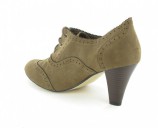 Gro�e Damenschuhe XXL Trotteur Pumps in �bergr�ssen Braun