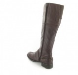 Boras Damen Schuhe Stiefel XXL in �bergr�ssen Braun