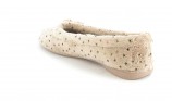 XXL Damen gefütterte Hausschuhe Schuhe in Übergrössen Beige XXL Damen gefütterte Hausschuhe Schuhe in Übergrössen Beige
