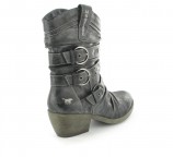 Mustang XXL Damen Stiefelette in �bergr�ssen Grau