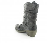 Mustang XXL Damen Stiefelette in �bergr�ssen Grau