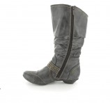 Mustang XXL Damenschuhe Stiefel in �bergr��en Grau