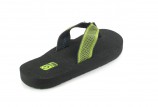 Teva Gro�e Sandalen Sommer Zehentrenner in �bergr��en Schwarz/Gr�n