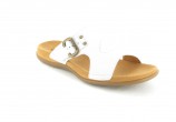 Gabor Gro�e Damenschuhe Clogs Hausschuhe XXL in �bergr��en Wei�