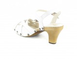Werner Gro�e XXL Damen Sandaletten in �bergr��en Wei�