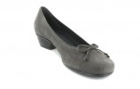 Gabor XXL Gro�e Damenschuhe Slipper in �bergr��en Grau