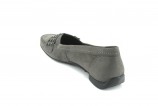 Gabor Gro�e Slipper Mokassin Damenschuhe XXL �bergr��en Grau