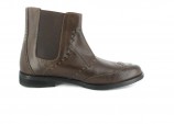 Manz Gro�e XXL Herrenschuhe Stiefeletten Stiefel in �bergr��en Braun