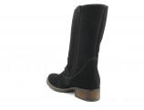 Werner Damenschuhe XXL Lammfell Stiefel in �bergr��en Schwarz