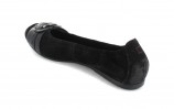 H�gl XXL Ballerinas Gro�e Damenschuhe Schuhe in �bergr��en Schwarz