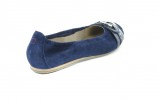 H�gl XXL Ballerinas Gro�e Damenschuhe Schuhe in �bergr��en Blau