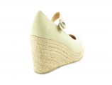 AM XXL Damenschuhe Plateau Pumps Keil-Spangen-Pumps in Übergrößen Beige AM XXL Damenschuhe Plateau Pumps Keil-Spangen-Pumps in Übergrößen Beige