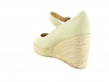 AM XXL Damenschuhe Plateau Pumps Keil-Spangen-Pumps in Übergrößen Beige AM XXL Damenschuhe Plateau Pumps Keil-Spangen-Pumps in Übergrößen Beige