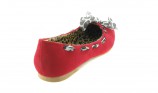 AM XXL Damenschuhe Ballerinas Schuhe in �bergr��en Rot