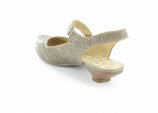 Mustang Gro�e Damen Sling Pumps in �bergr��en Braun