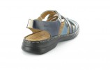 Josef Seibel XXL Große Damen Sandale in Übergröße Blau Josef Seibel XXL Große Damen Sandale in Übergröße Blau